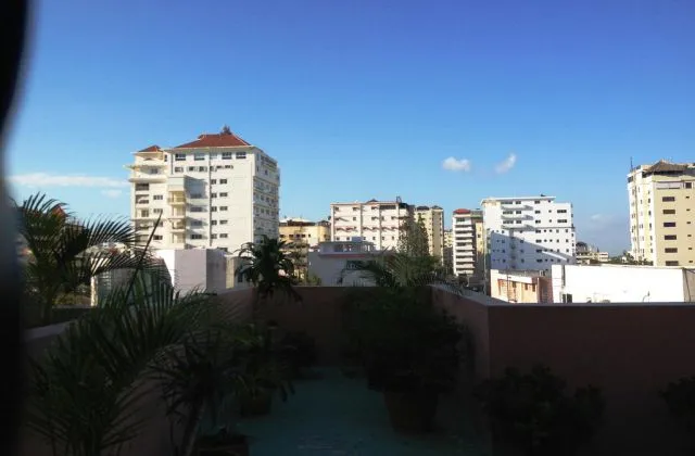 Apparthotel Residencial Alvear terrasse vue capitale republique dominicaine