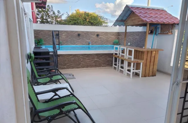 Appartement Eva Boca Chica terrasse piscine