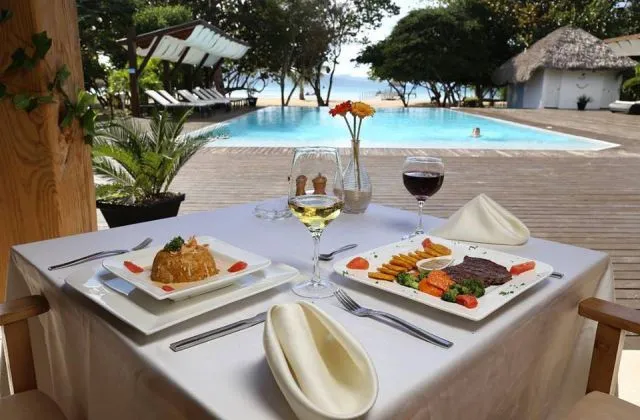Restaurant Hotel Punta Rucia Lodge Republique Dominicaine