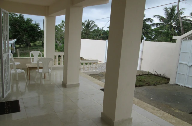 Villa Mambo Baoba del Pinar Nagua Terrasse 1