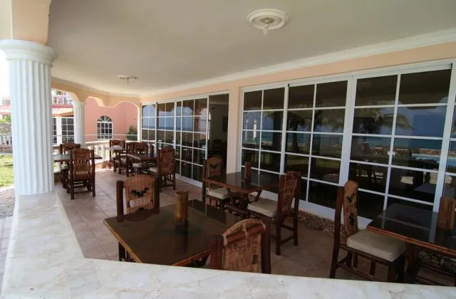 Hotel Panoramica Barahona terrasse vue piscine