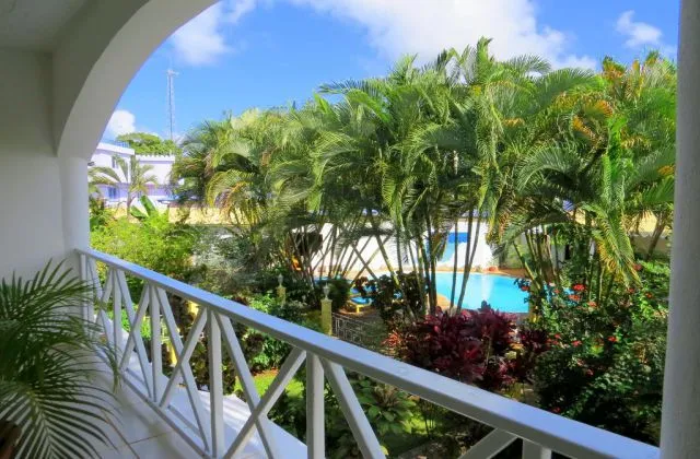 Hotel La Playita Las Galeras terrasse vue piscine