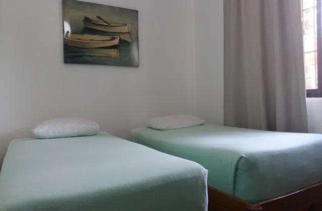 Hotel Zapata Boca Chica chambre 2 lit