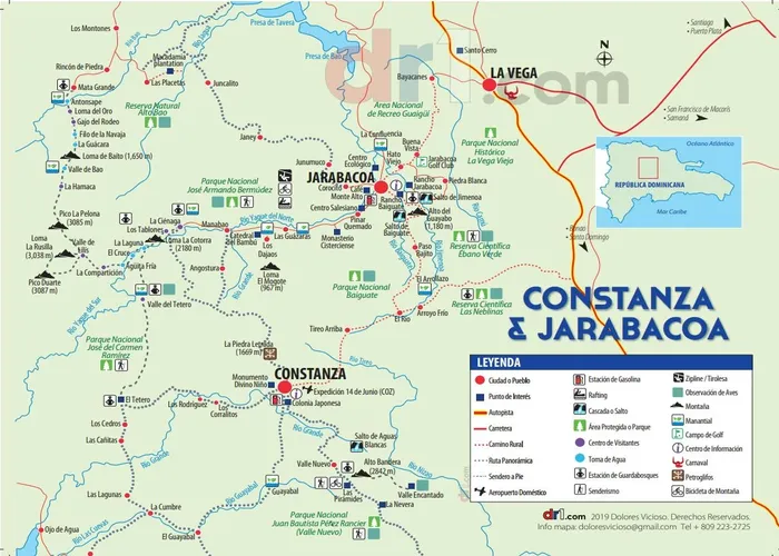 Carte touristique Constanza